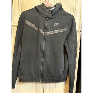 Nike Sportswear Men's Tech Fleece Full Zip Hoodie Sweatshirt Black XL